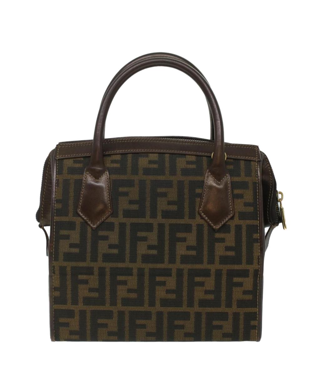 Brown Nylon Fendi Tote