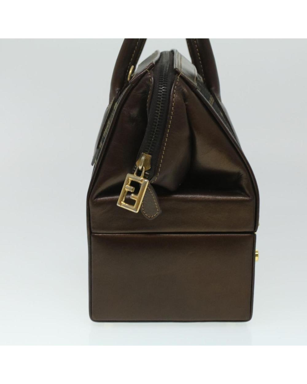 Brown Nylon Fendi Tote