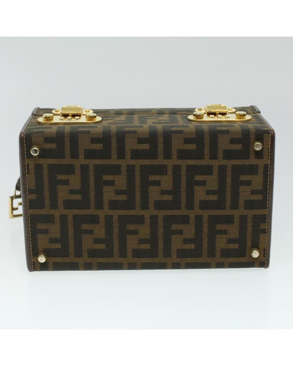 Brown Nylon Fendi Tote