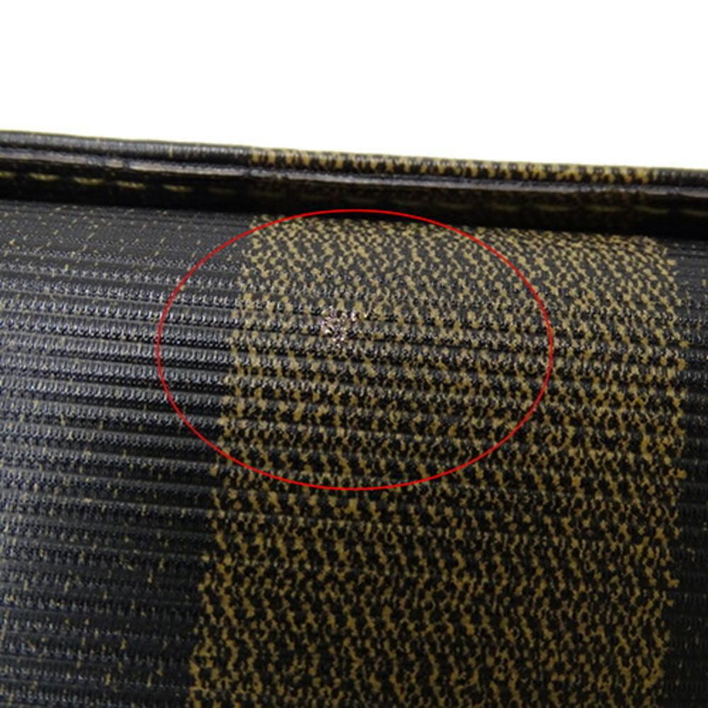 Brown Plastic Fendi Shoulder Bag