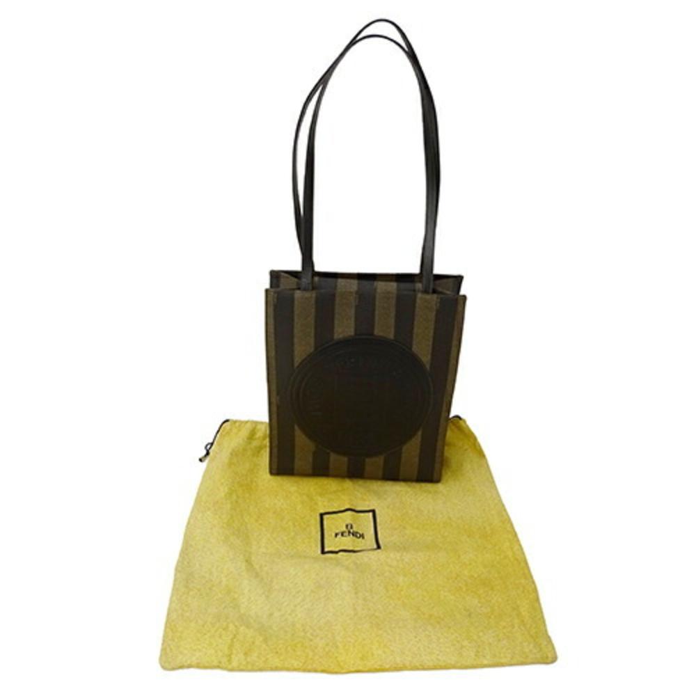 Brown Plastic Fendi Shoulder Bag