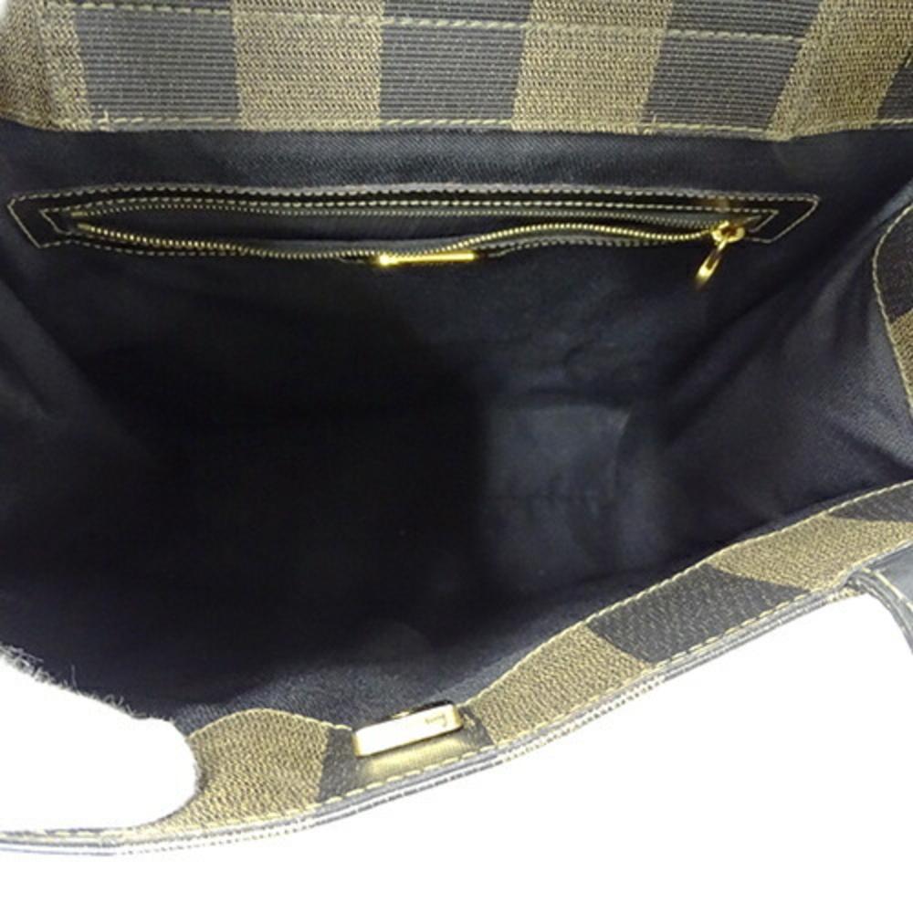 Brown Plastic Fendi Shoulder Bag