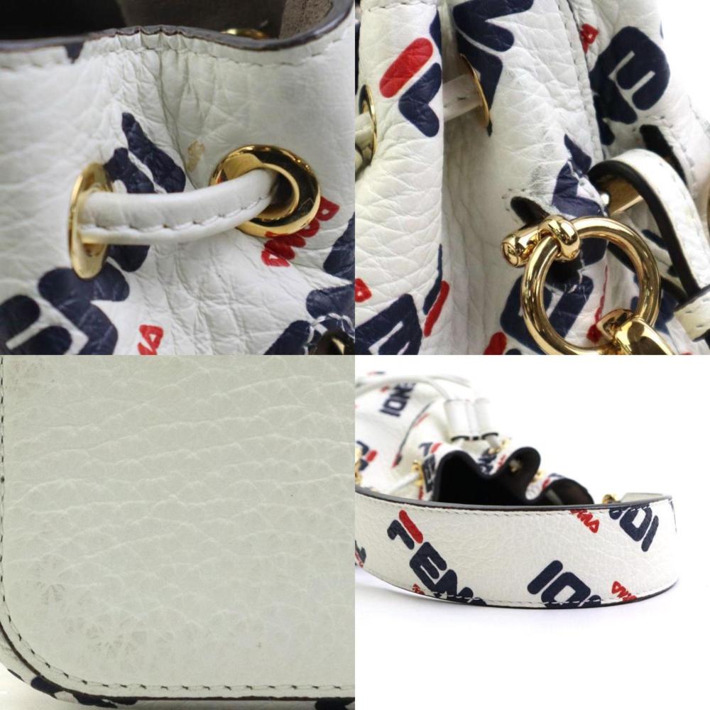 Gold Leather Fendi Shoulder Bag
