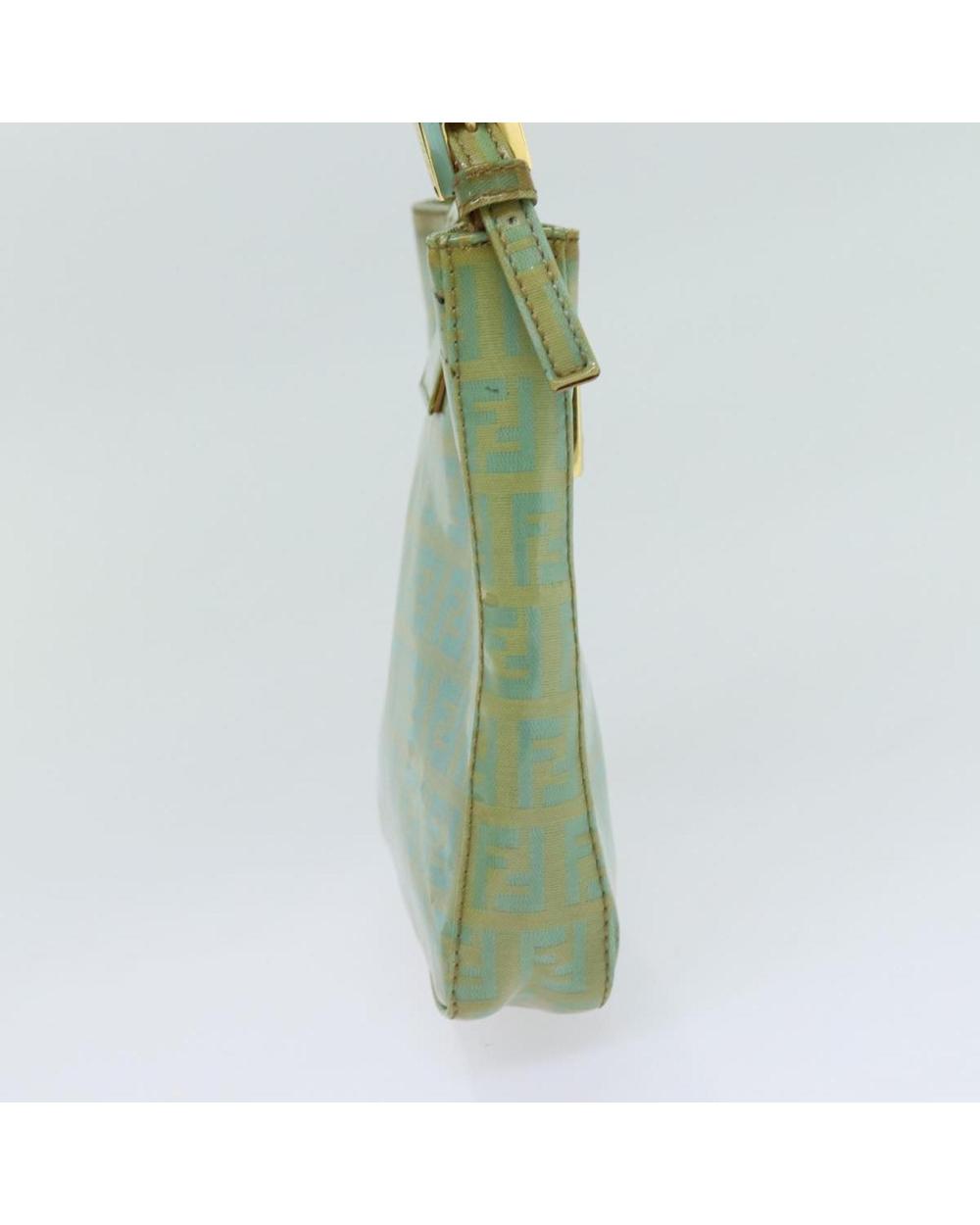 Green Canvas Fendi Handbag