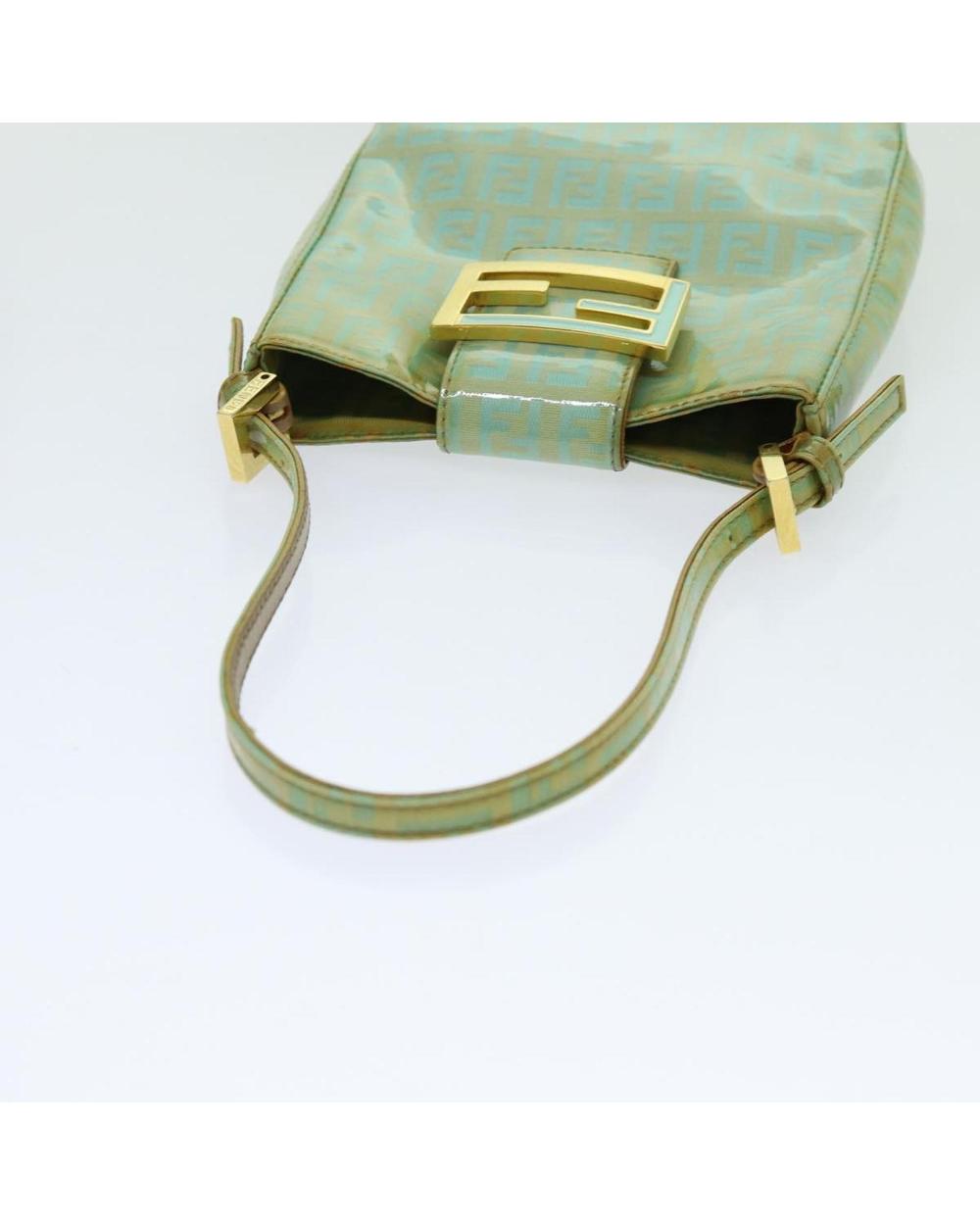 Green Canvas Fendi Handbag
