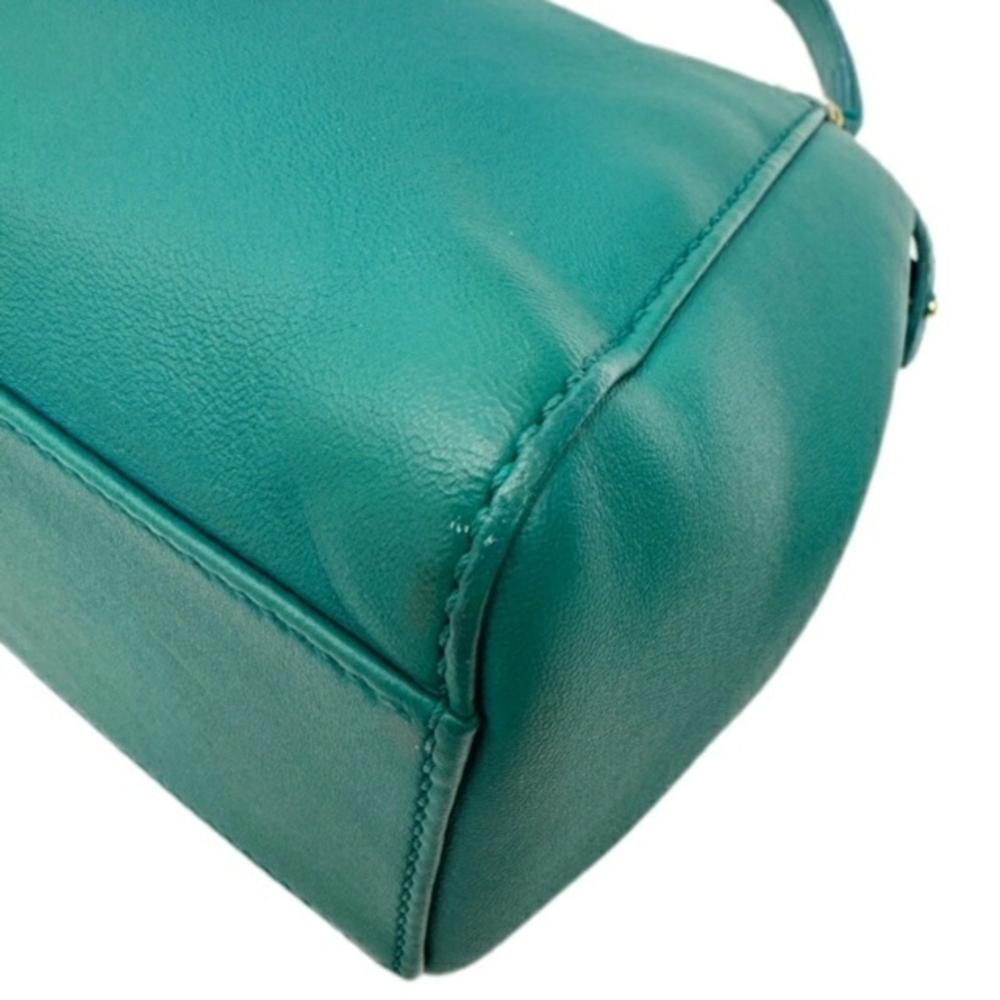 Green Fabric Fendi Peekaboo