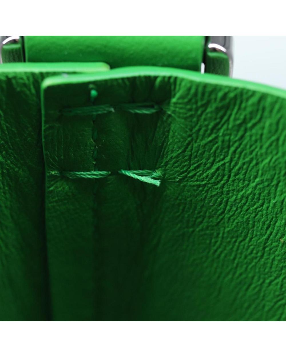 Green Leather Fendi Crossbody Bag