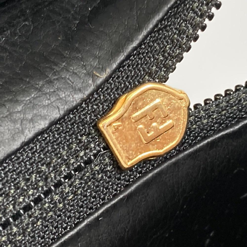 Green Leather Fendi Baguette