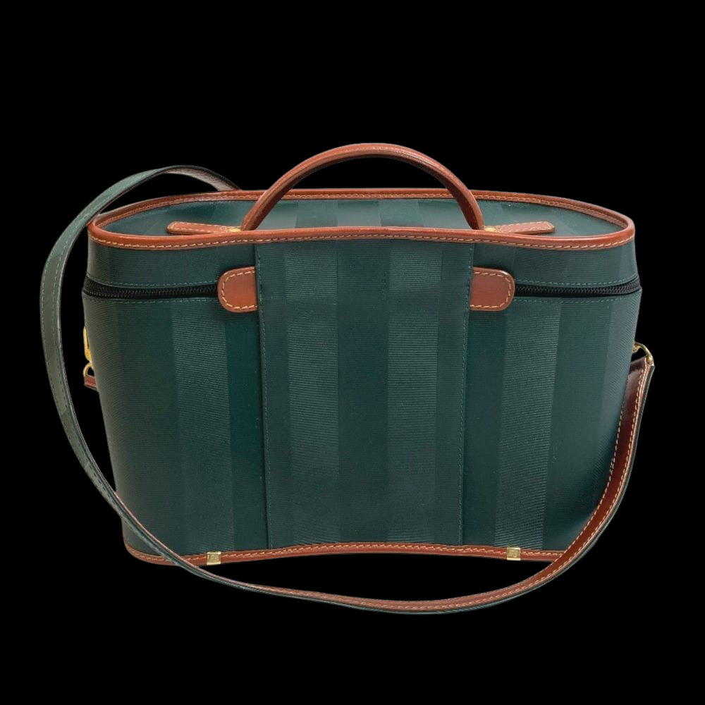 Green Leather Fendi Baguette