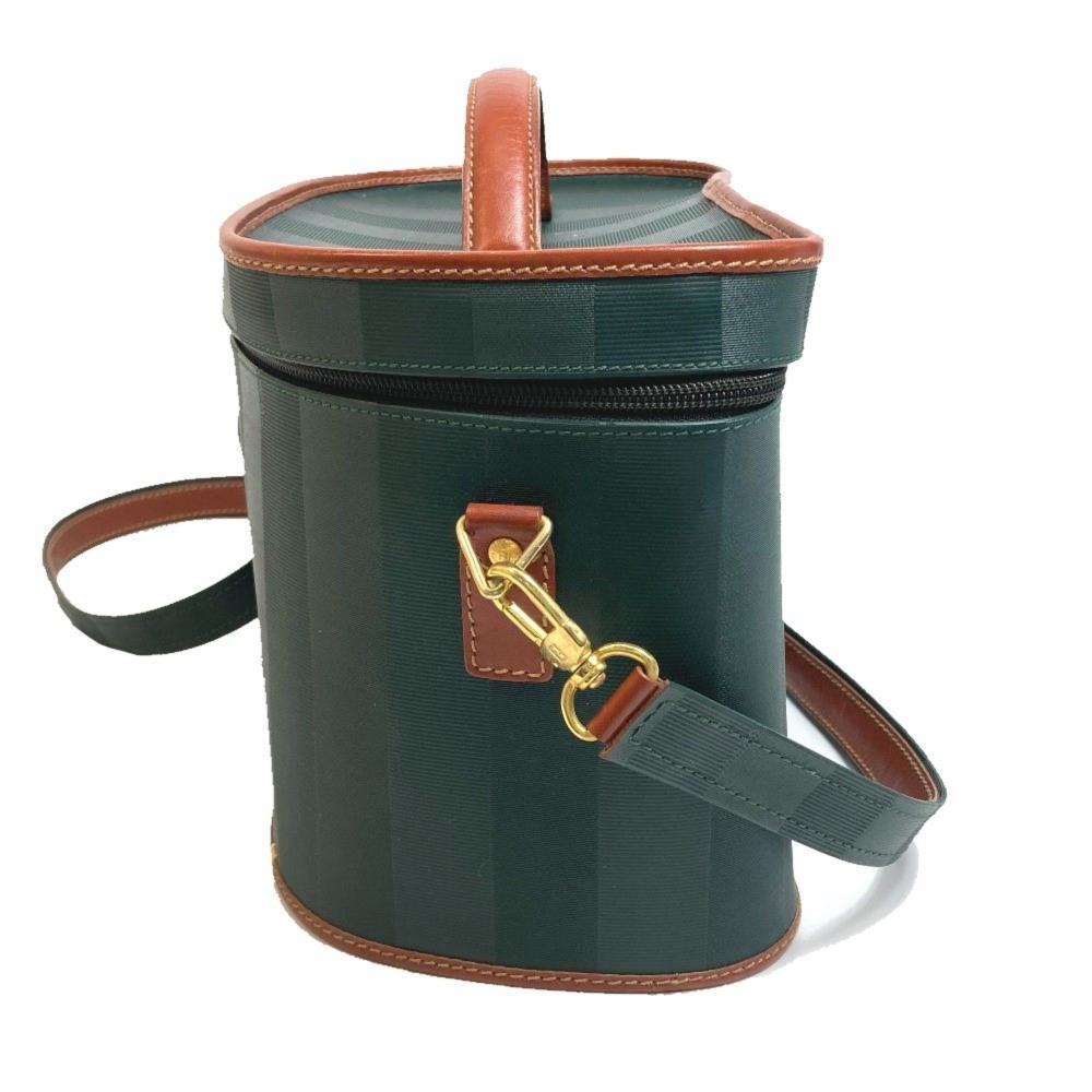Green Leather Fendi Baguette