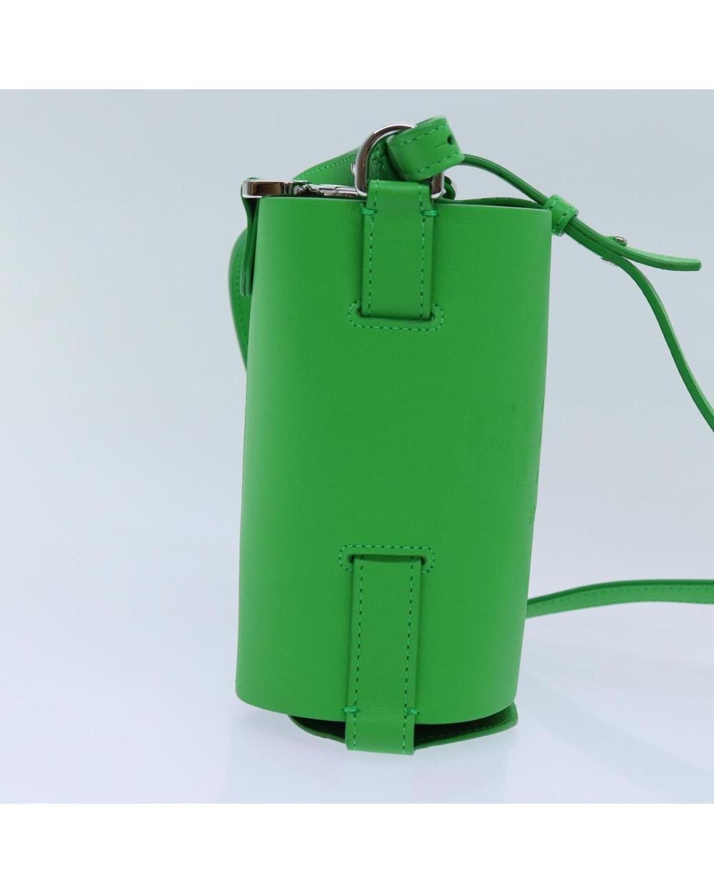 Green Leather Fendi Crossbody Bag