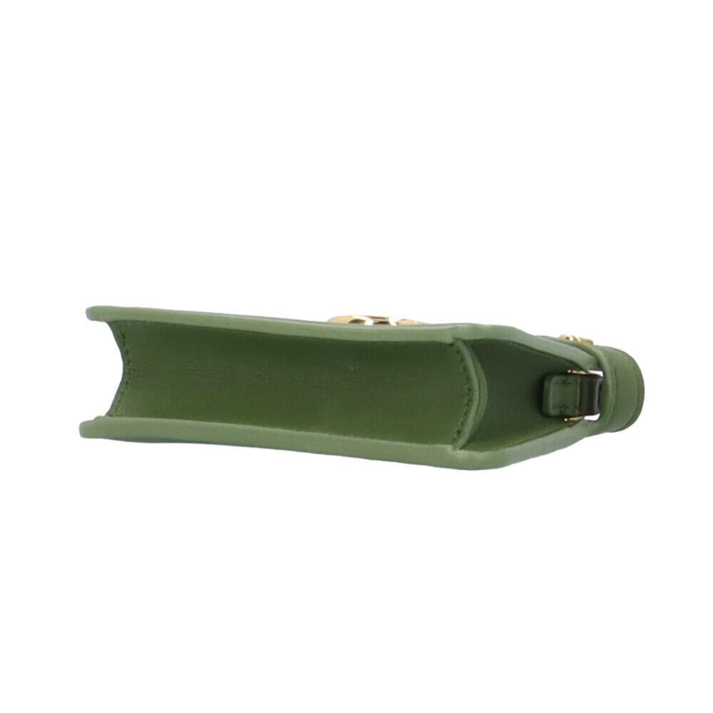 Green Leather Fendi Peekaboo