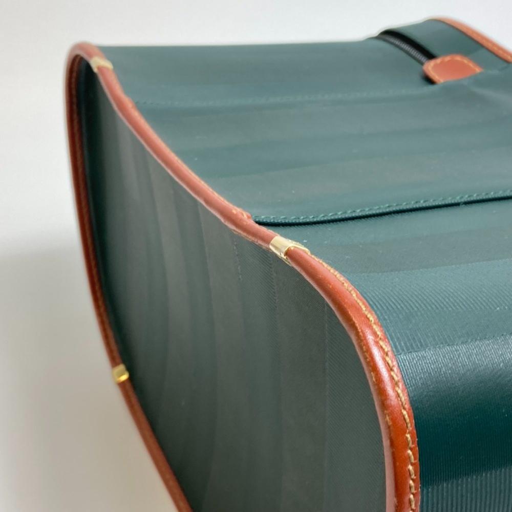 Green Leather Fendi Baguette