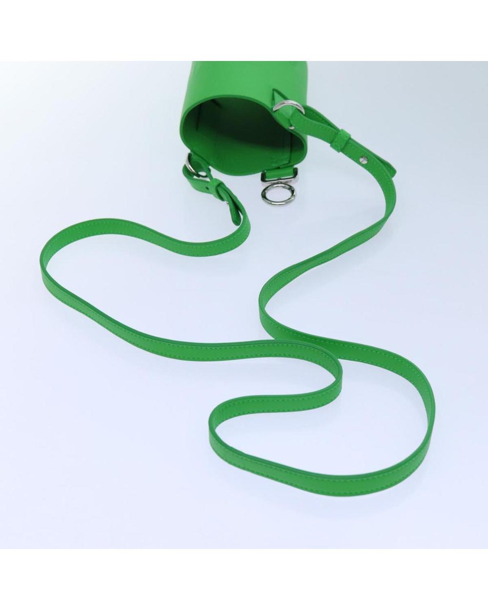 Green Leather Fendi Crossbody Bag