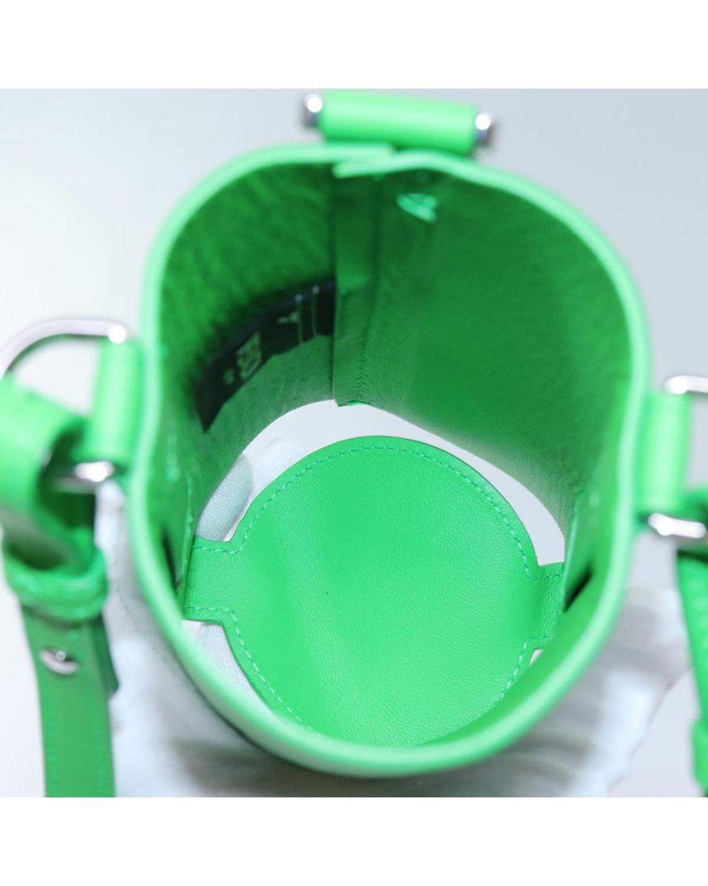 Green Leather Fendi Crossbody Bag