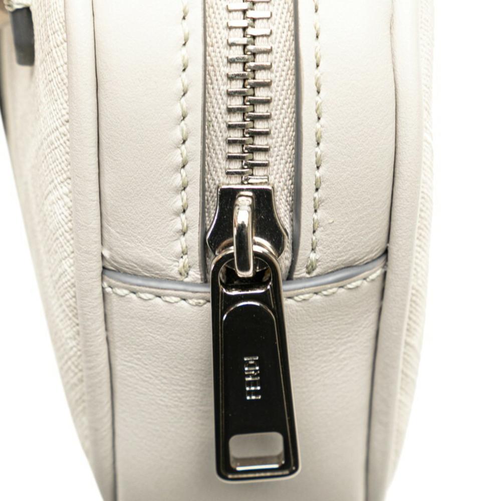 Grey Canvas Fendi Belt Bag