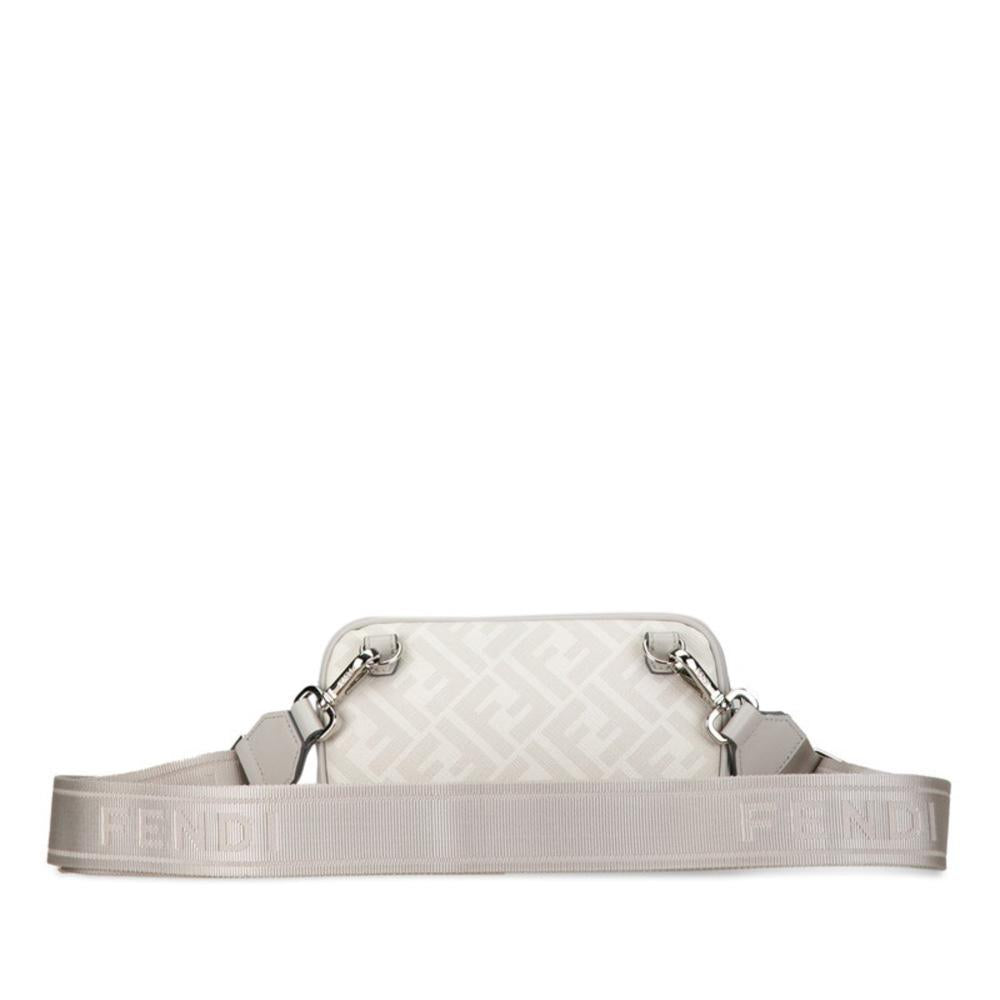 Grey Canvas Fendi Belt Bag