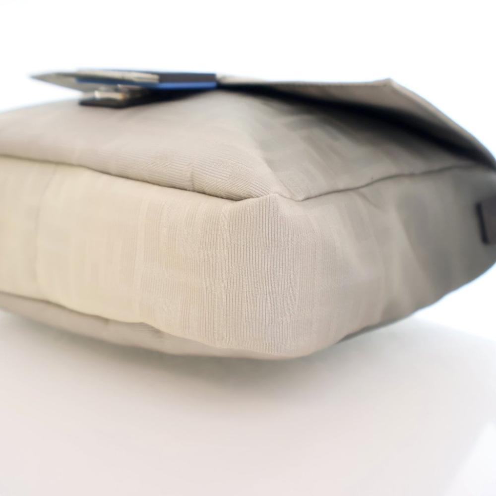 Grey Fabric Fendi Baguette