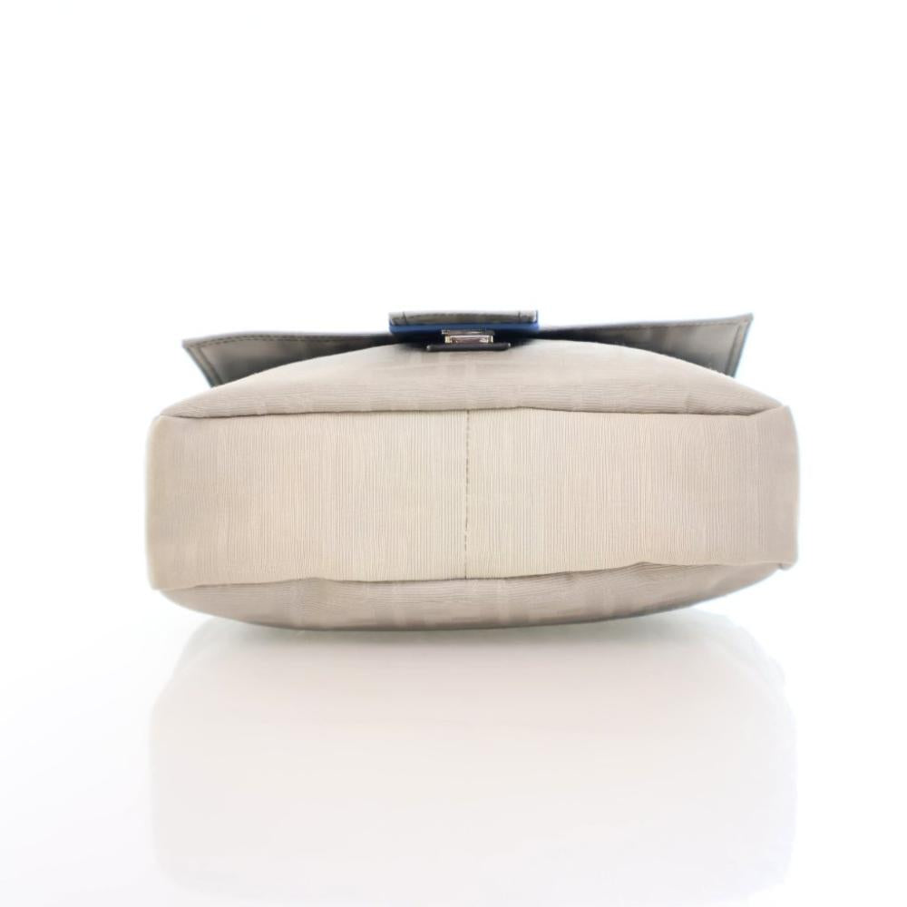 Grey Fabric Fendi Baguette