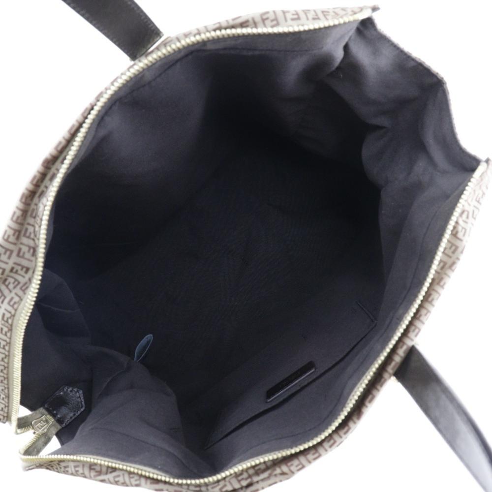 Grey Fabric Fendi Tote