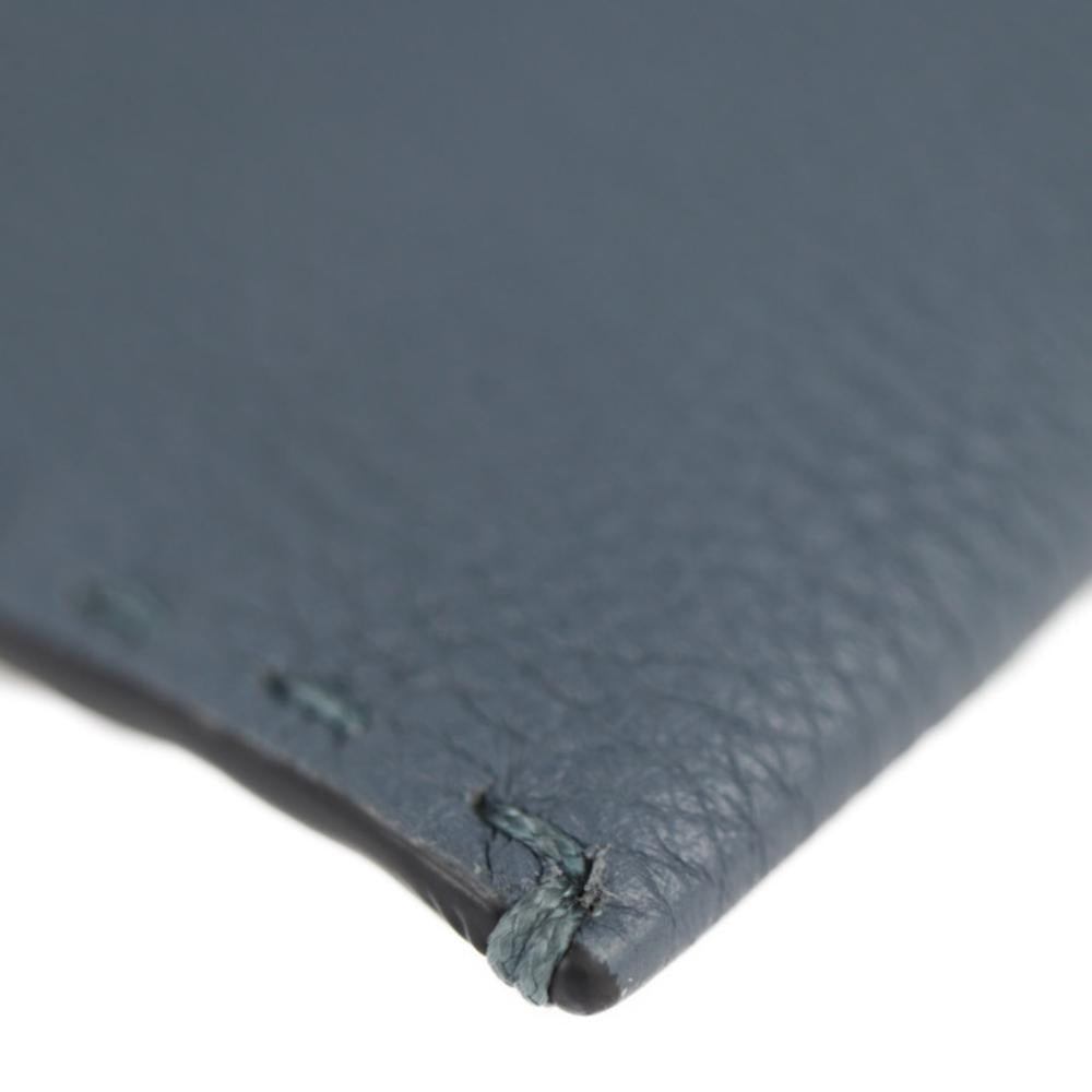 Grey Leather Fendi Clutch