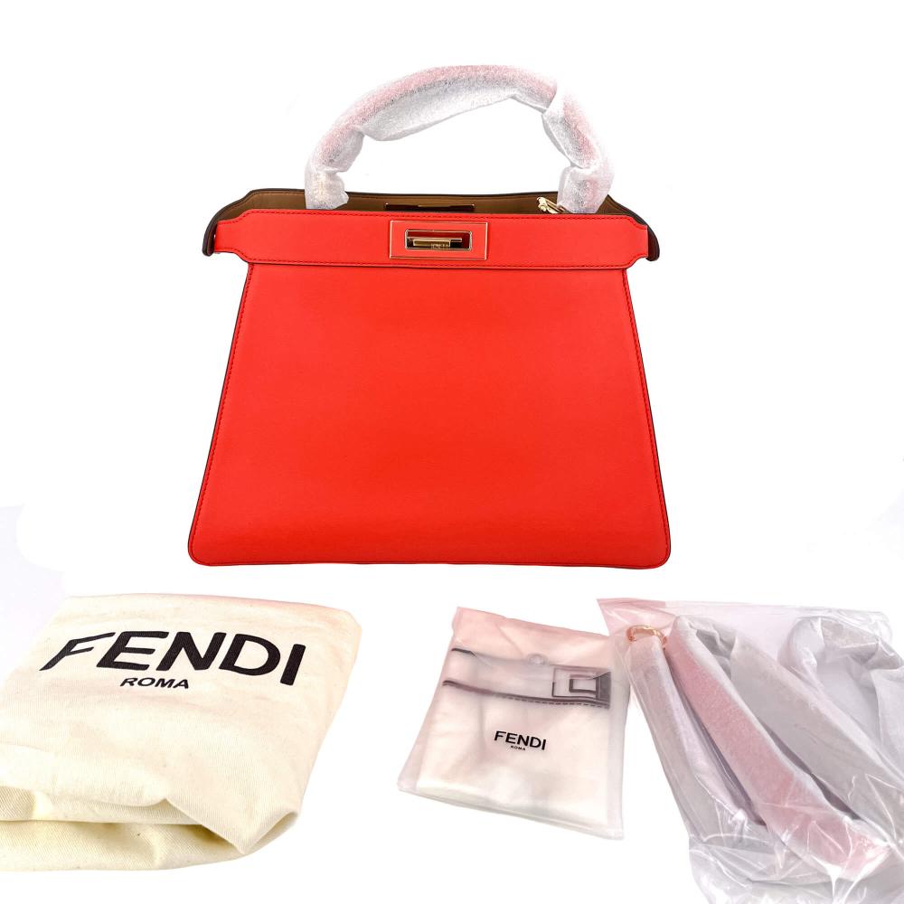 Multicolor Leather Fendi Peekaboo