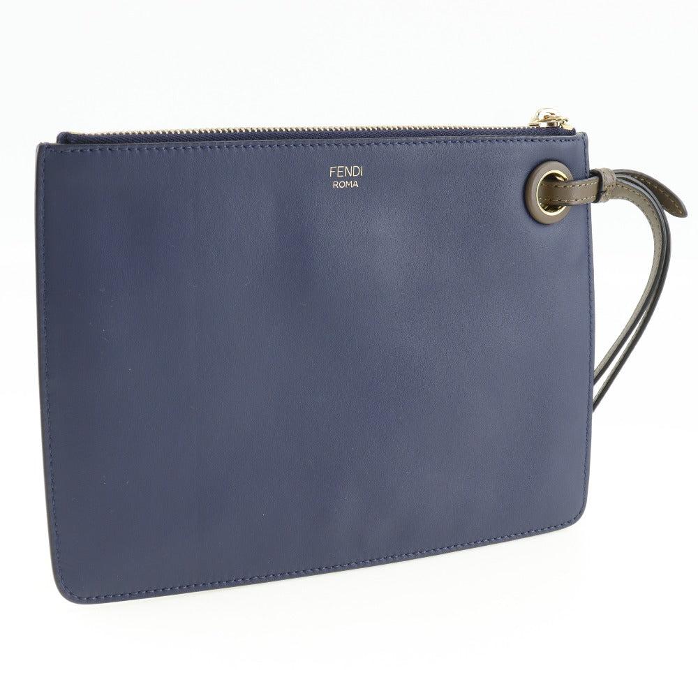 Multicolor Leather Fendi Clutch