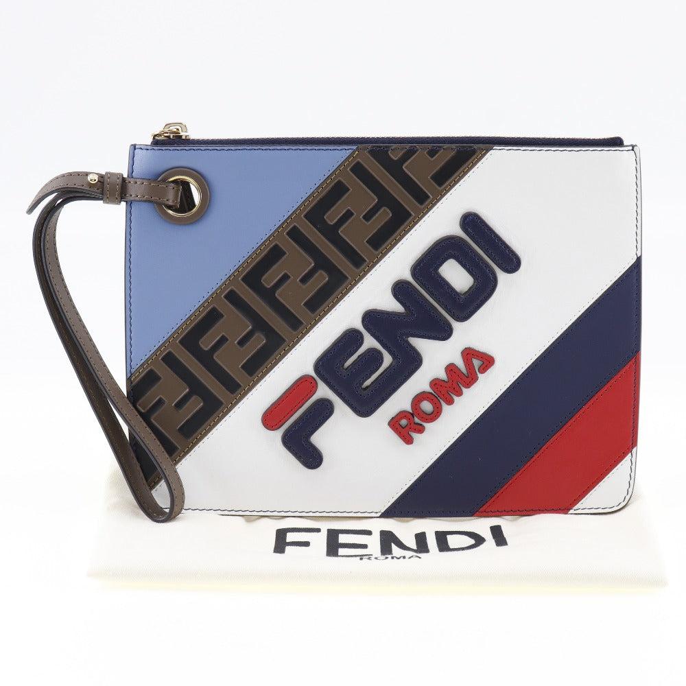 Multicolor Leather Fendi Clutch