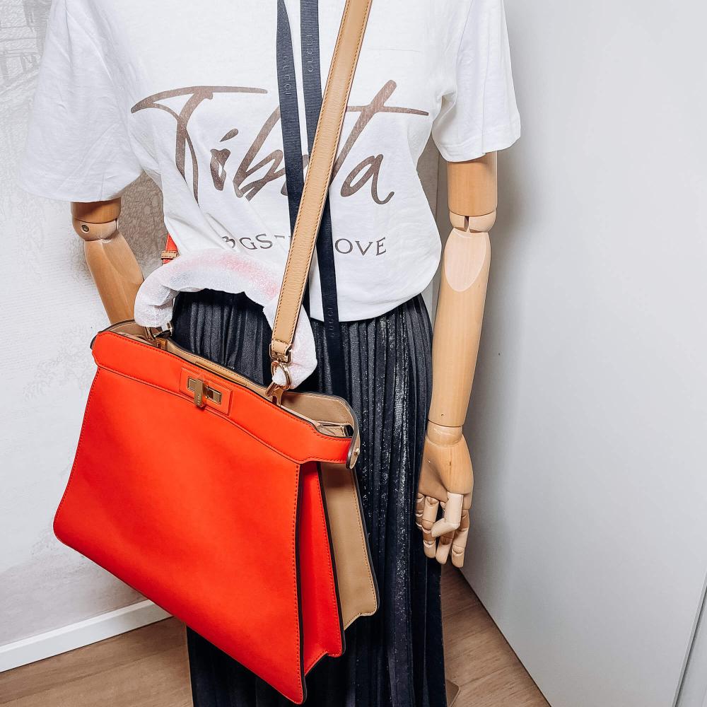 Multicolor Leather Fendi Peekaboo