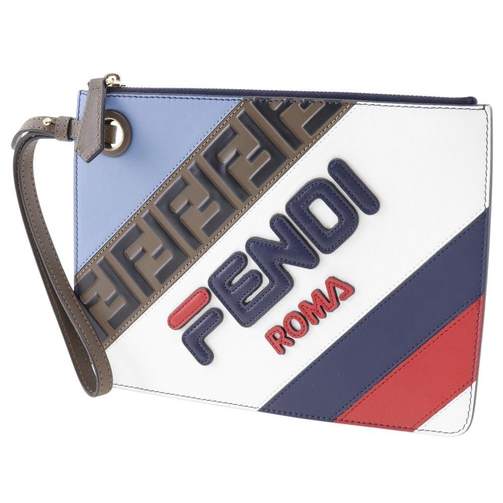 Multicolor Leather Fendi Clutch
