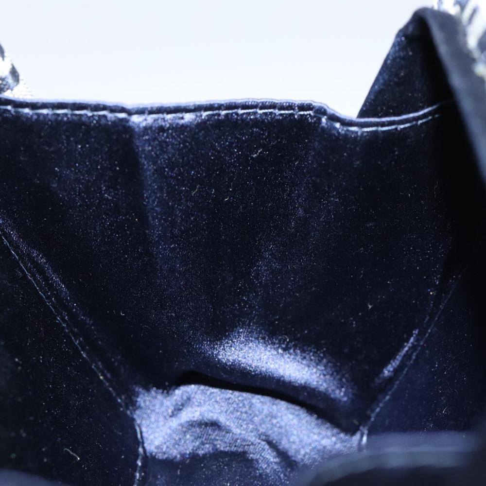 Navy Canvas Fendi Clutch