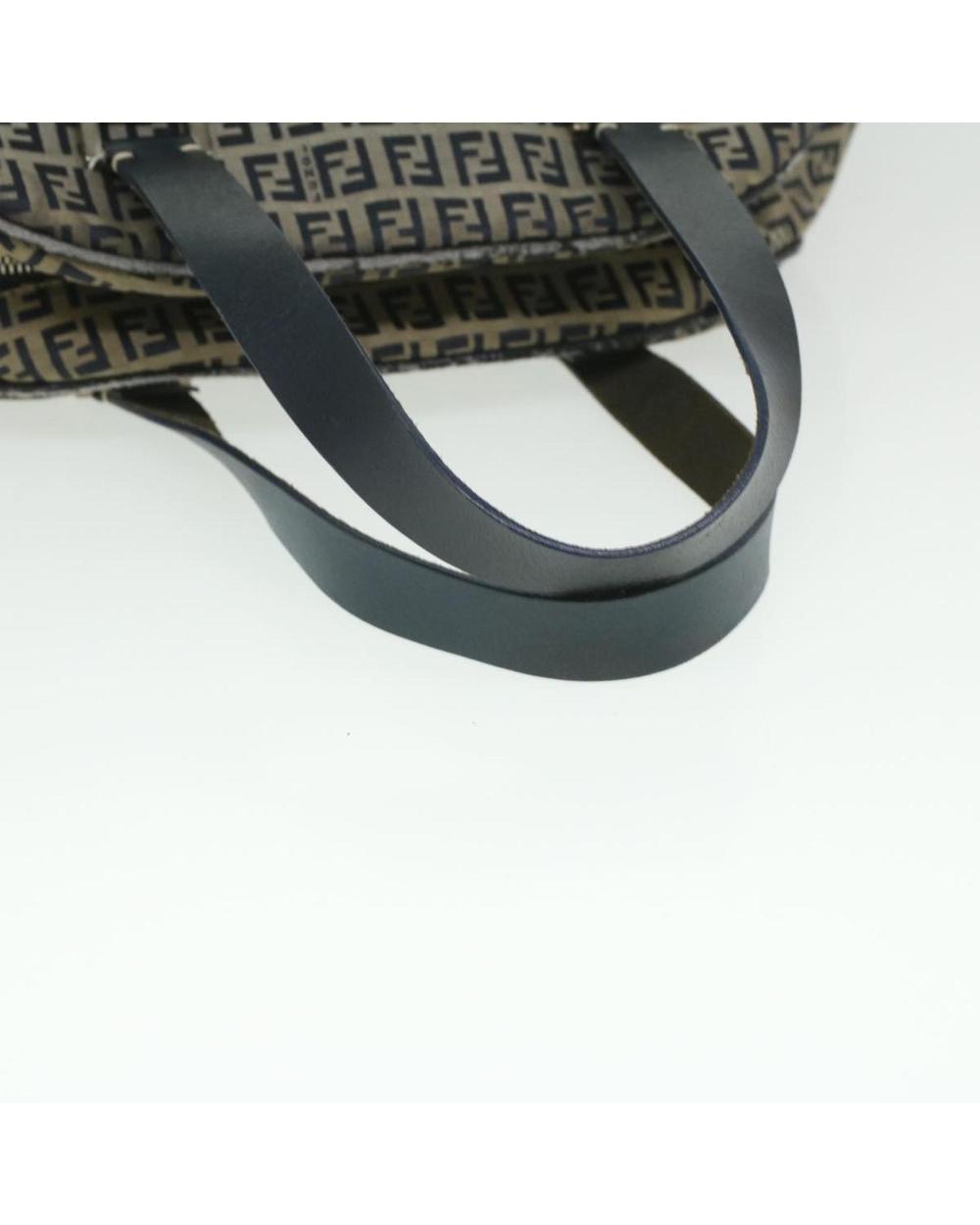 Navy Canvas Fendi Handbag