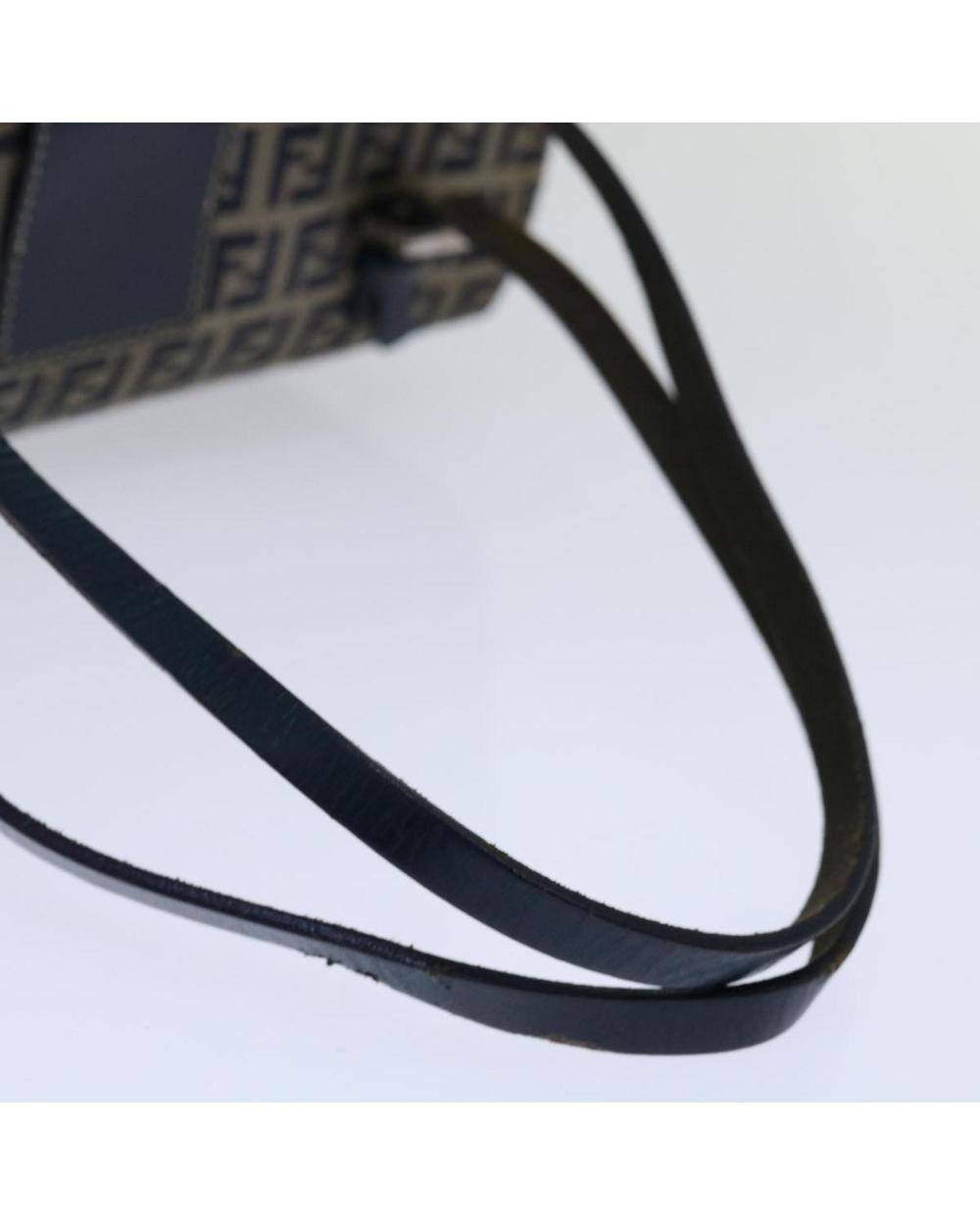 Navy Canvas Fendi Handbag