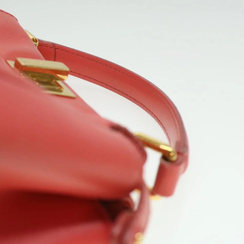 Orange Leather Fendi Handbag
