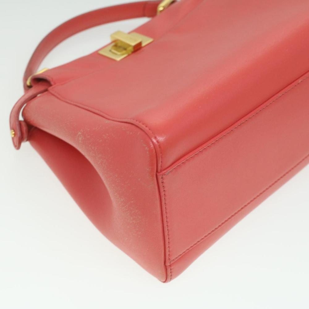 Orange Leather Fendi Handbag