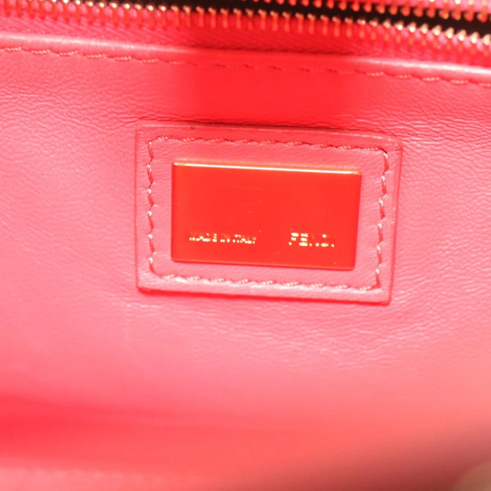 Orange Leather Fendi Handbag