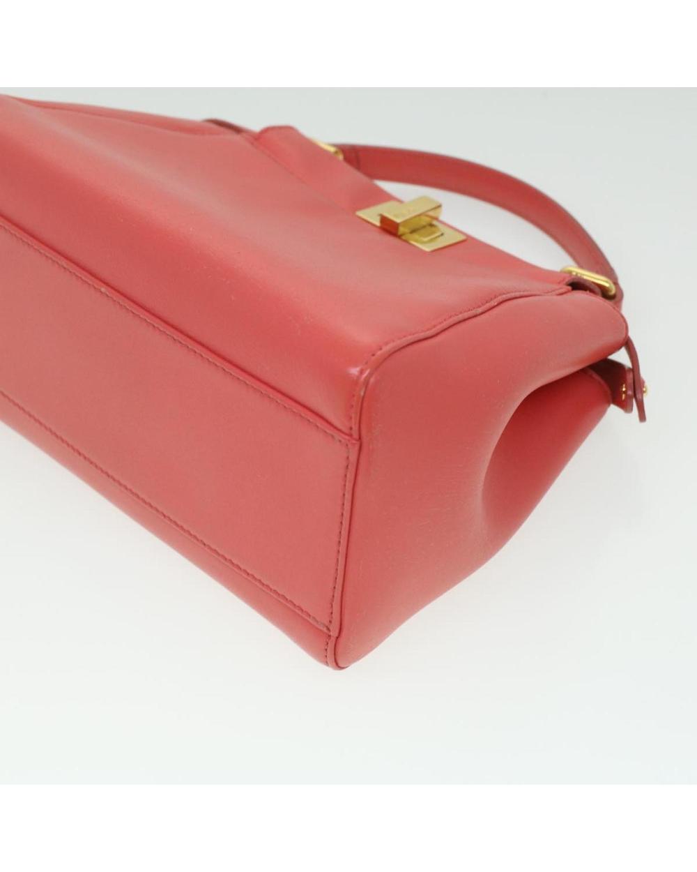 Orange Leather Fendi Handbag