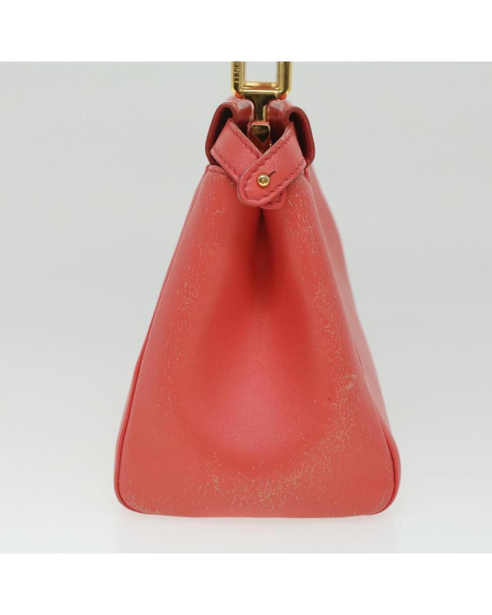 Orange Leather Fendi Handbag