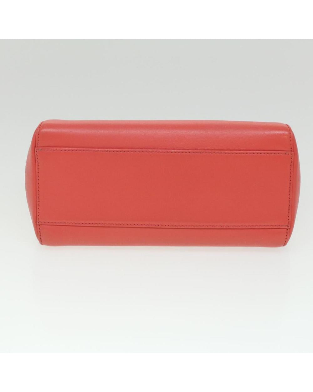 Orange Leather Fendi Handbag
