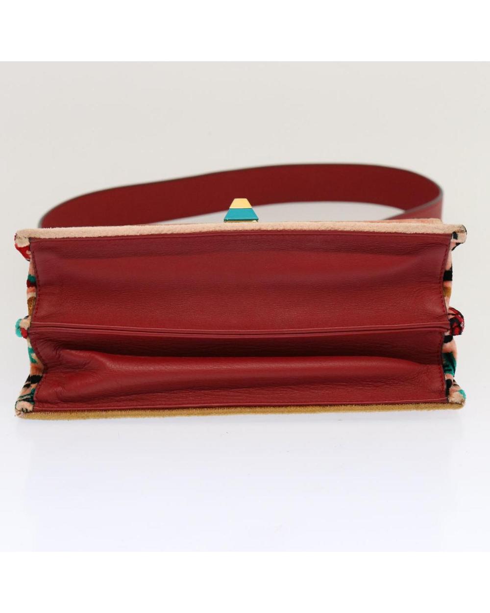 Pink Canvas Fendi Baguette
