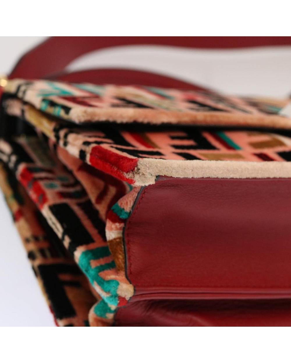Pink Canvas Fendi Baguette