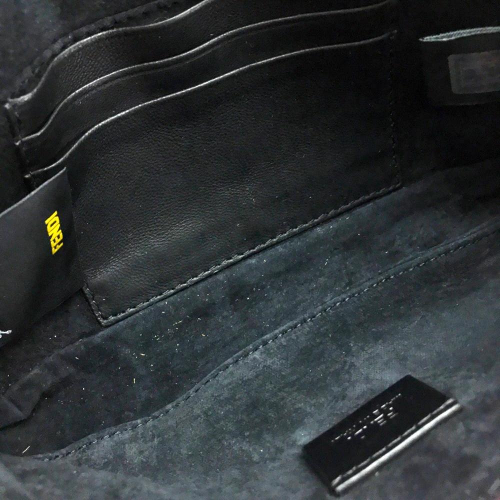 Pink Canvas Fendi Shoulder Bag
