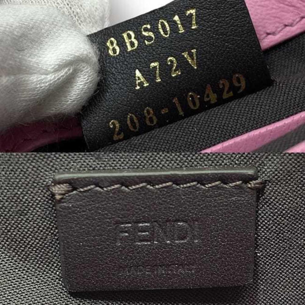 Pink Fabric Fendi Baguette