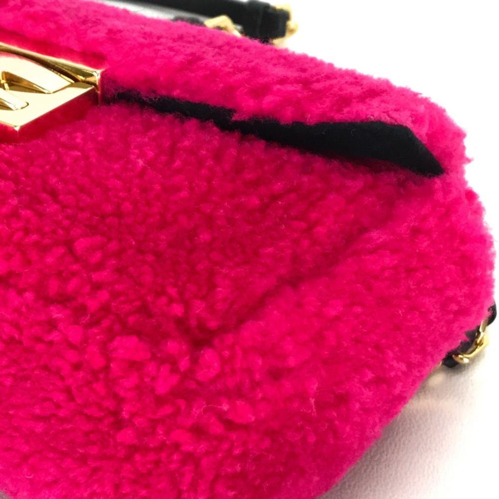 Pink Fur Fendi Baguette