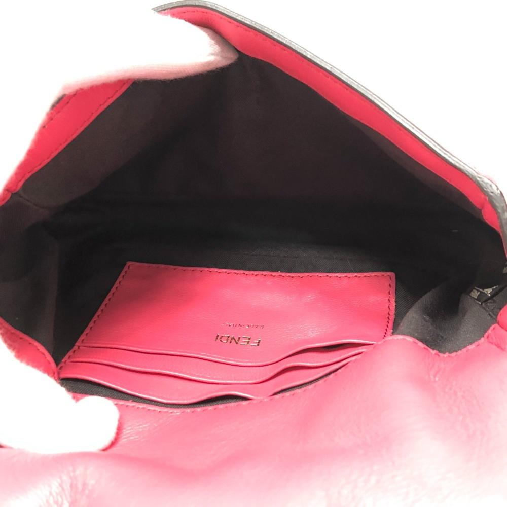 Pink Leather Fendi Baguette