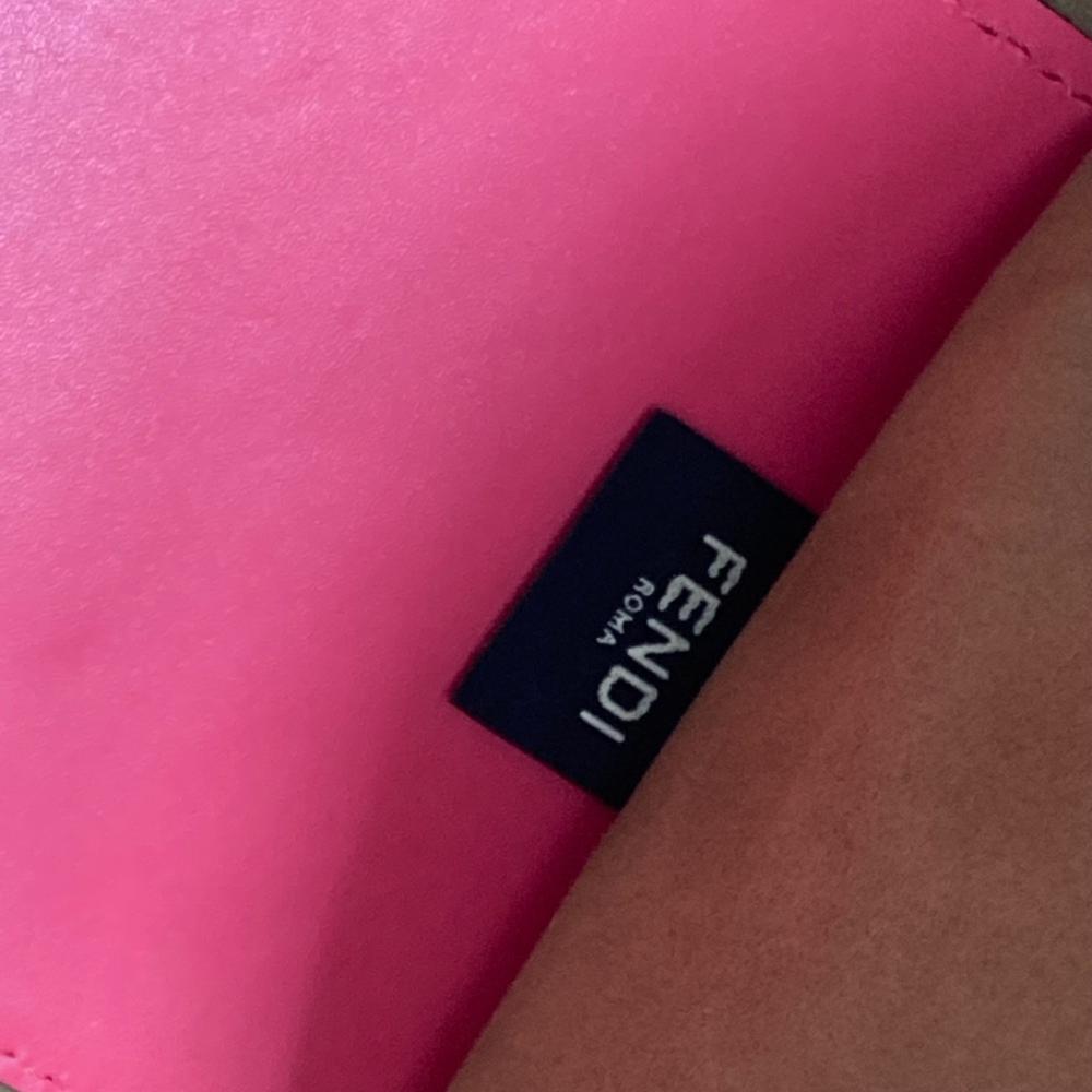 Pink Leather Fendi Baguette
