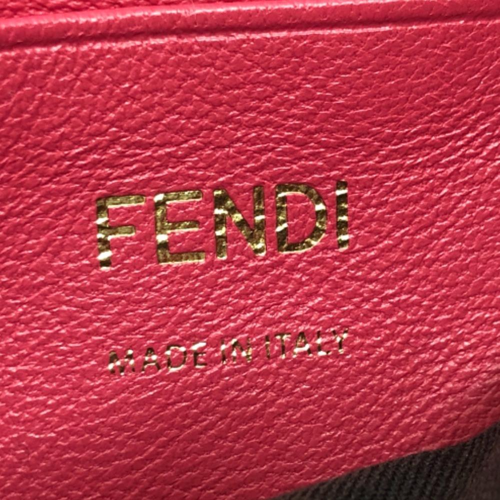 Pink Leather Fendi Baguette