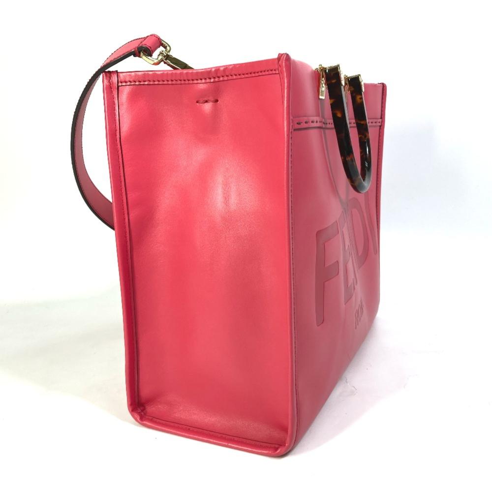 Pink Leather Fendi Baguette