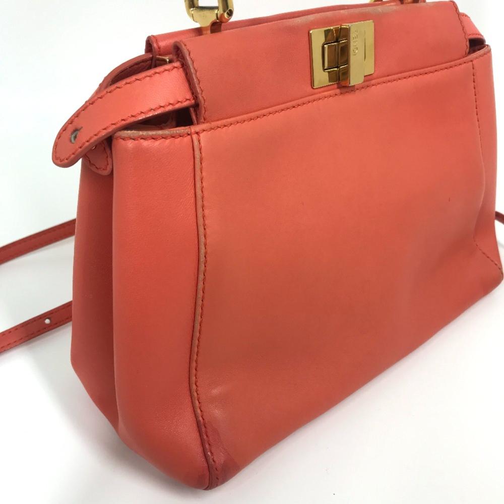 Pink Leather Fendi Handbag