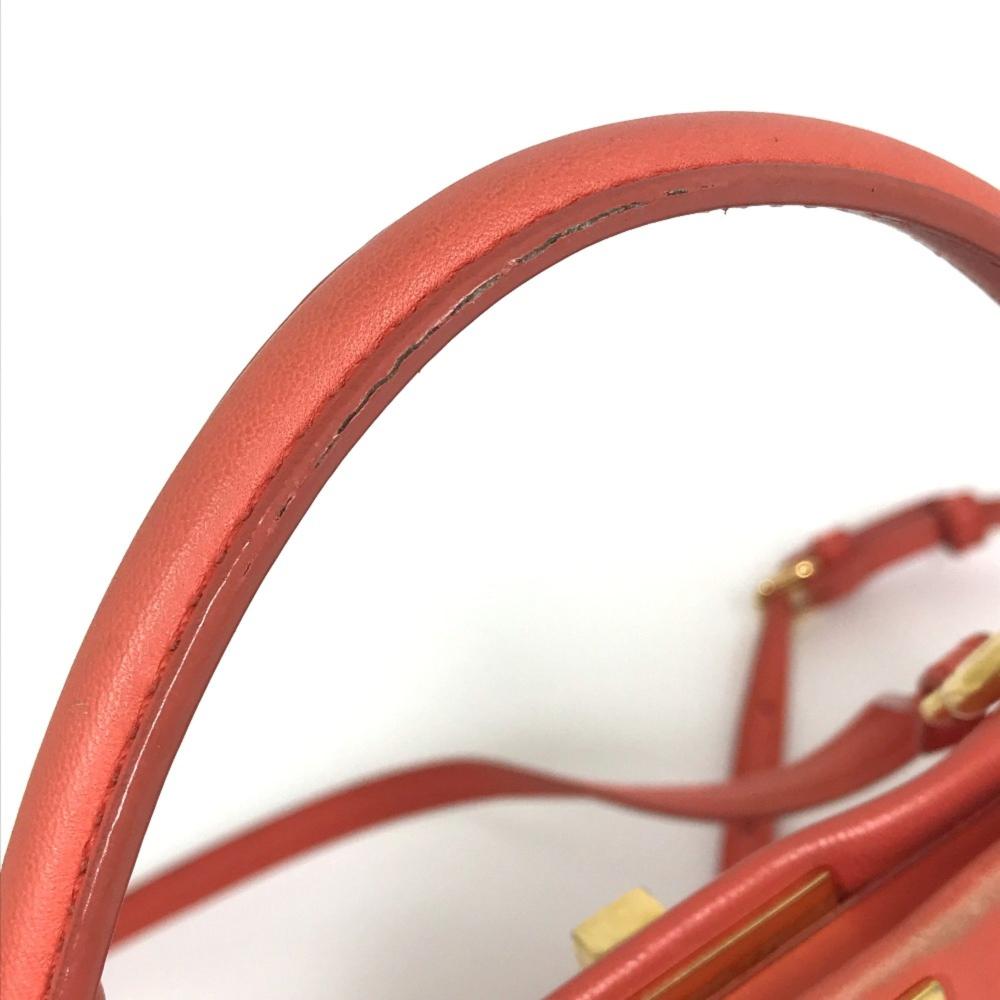 Pink Leather Fendi Handbag